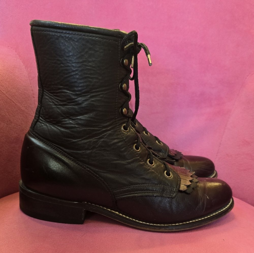 LAREDO ROPER BOOTS SZ8 - Picture 6 of 16